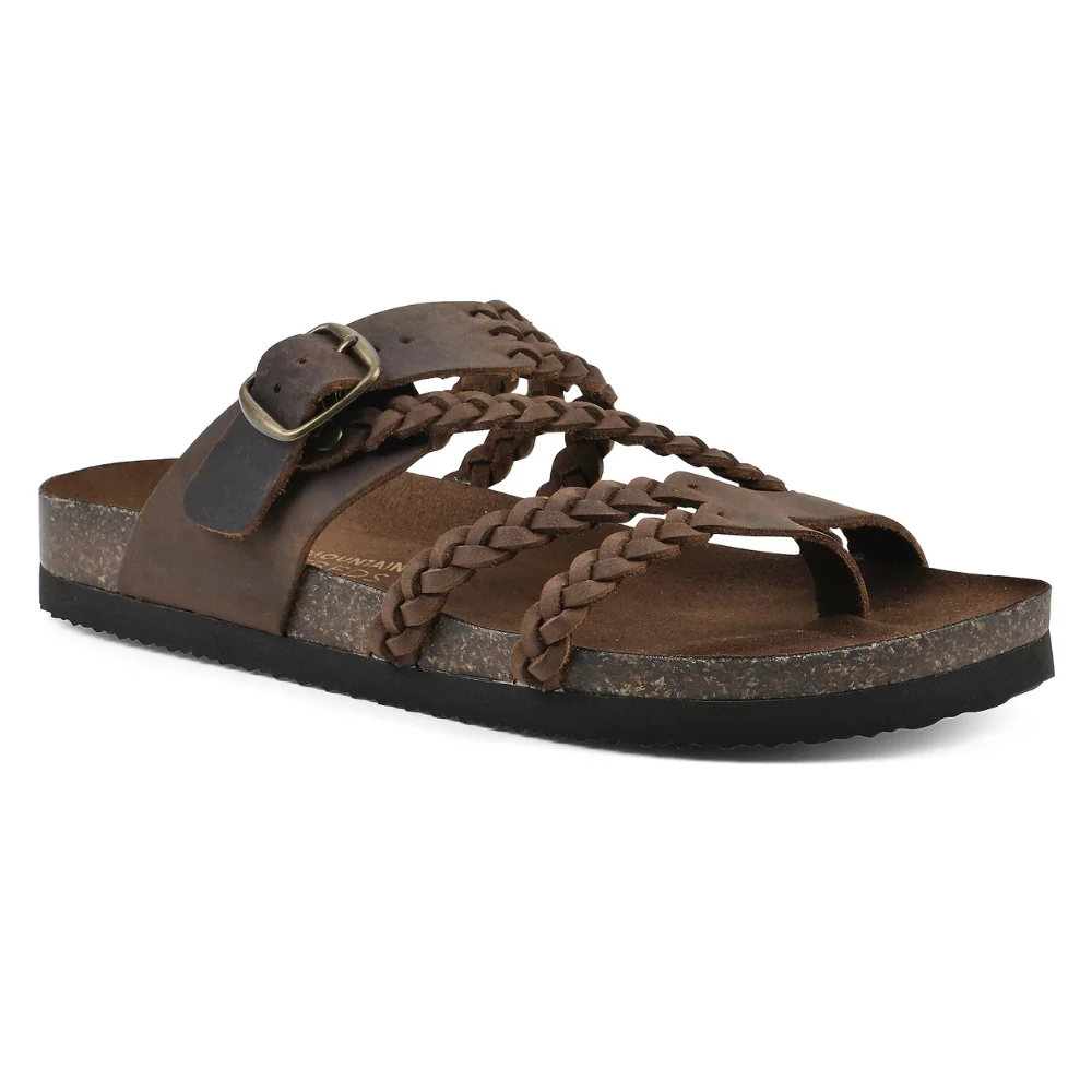 Elegant Braided Slip-On Sandals for Women